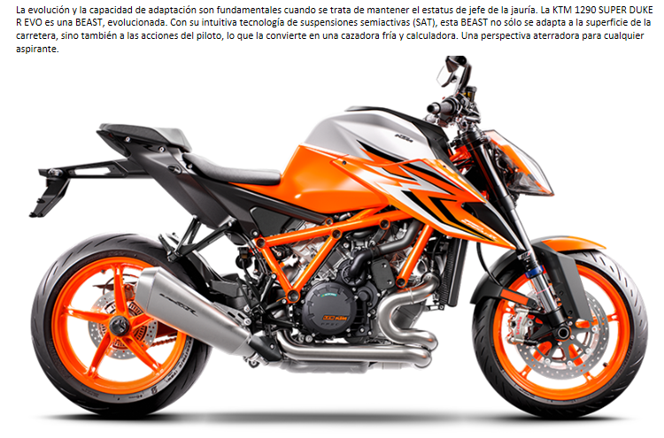 MOTO KTM 1290 SUPER DUKE R EVO 2023